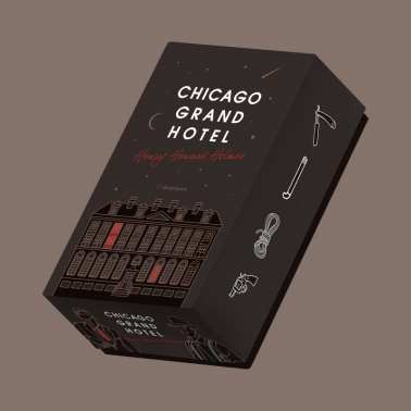 (디자인연) 연쇄살인마와의 짜릿한 심리대결 시카고그랜드호텔 보드게임